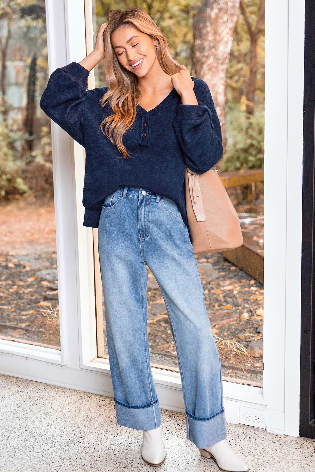 Current Mood Blue Top