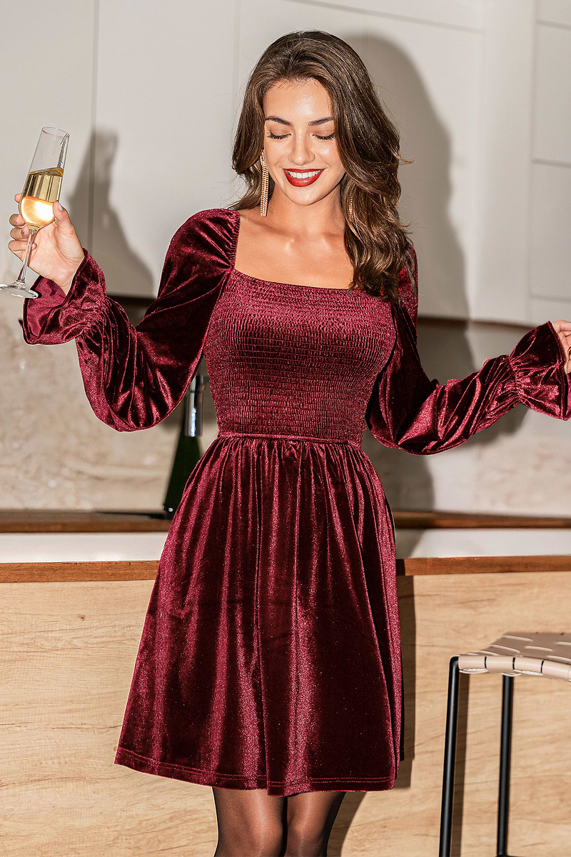 Sweet Sangria Red Mini Dress