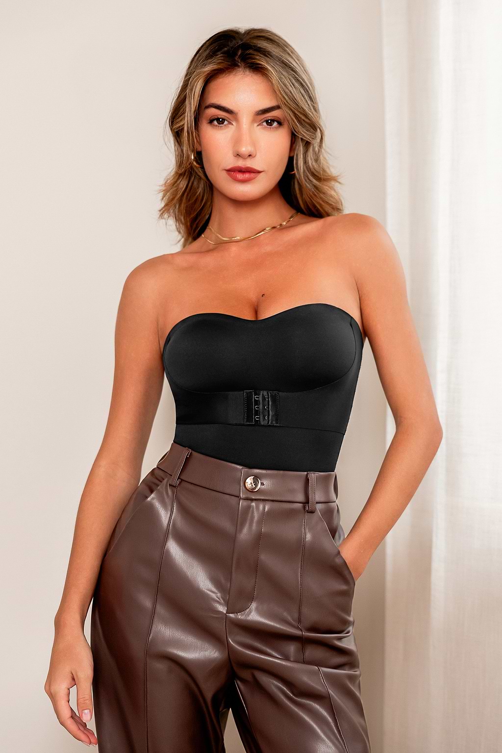 She’s Unbothered Black Shapewear Bodysuit