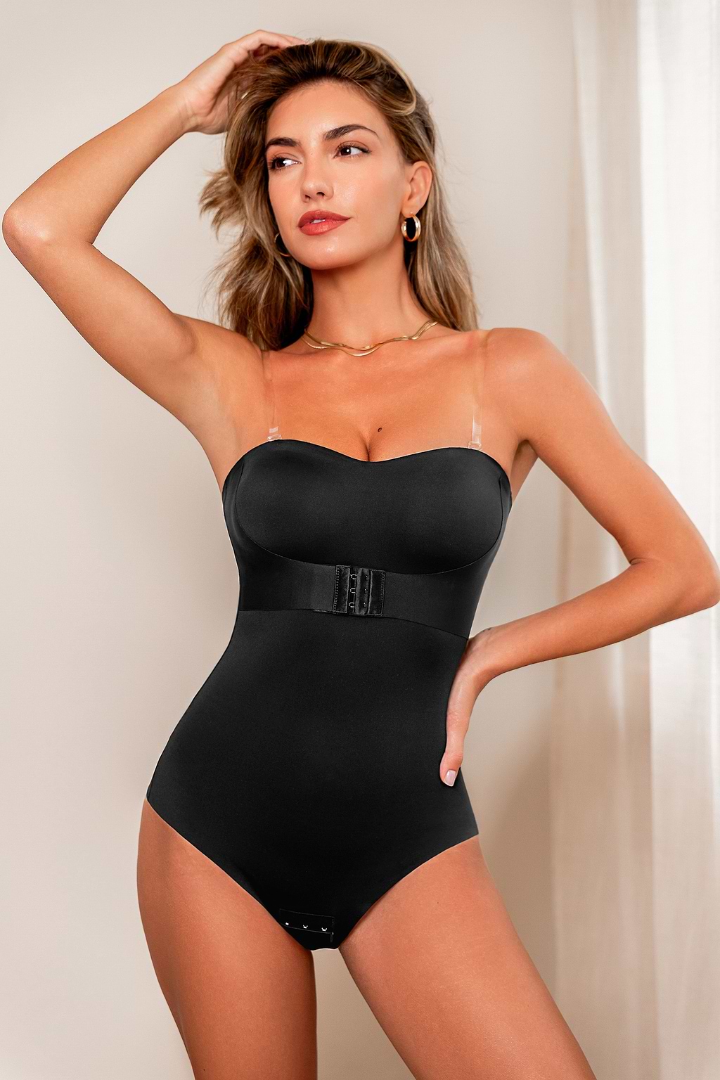 She’s Unbothered Black Shapewear Bodysuit
