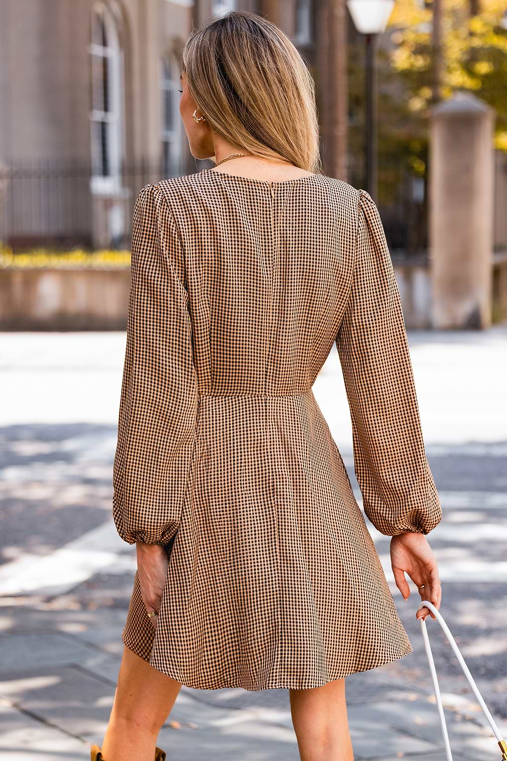 Alt Girl Checkered Mini Dress