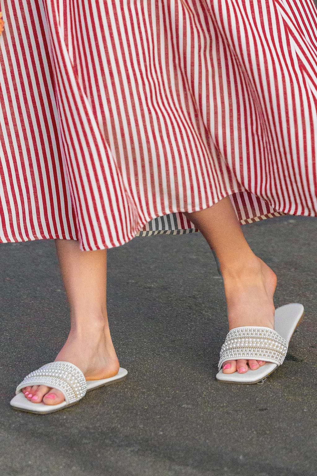 Summer Walk White Sandals