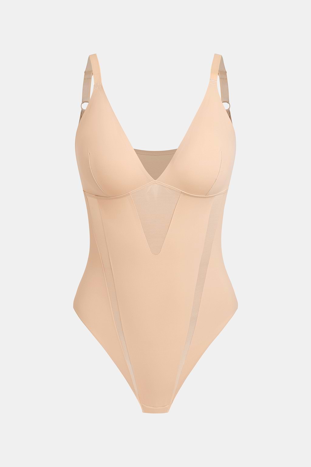 Curves Ahead Nude Shapewear Bodysuit