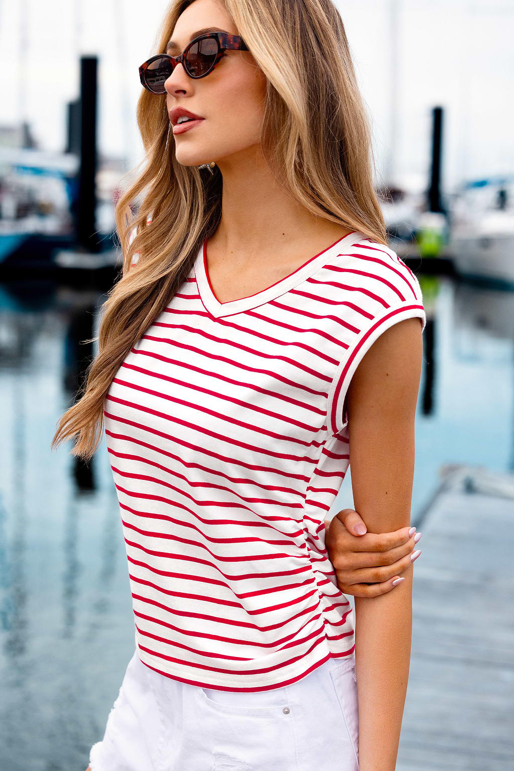 Bright & Breezy Striped Top