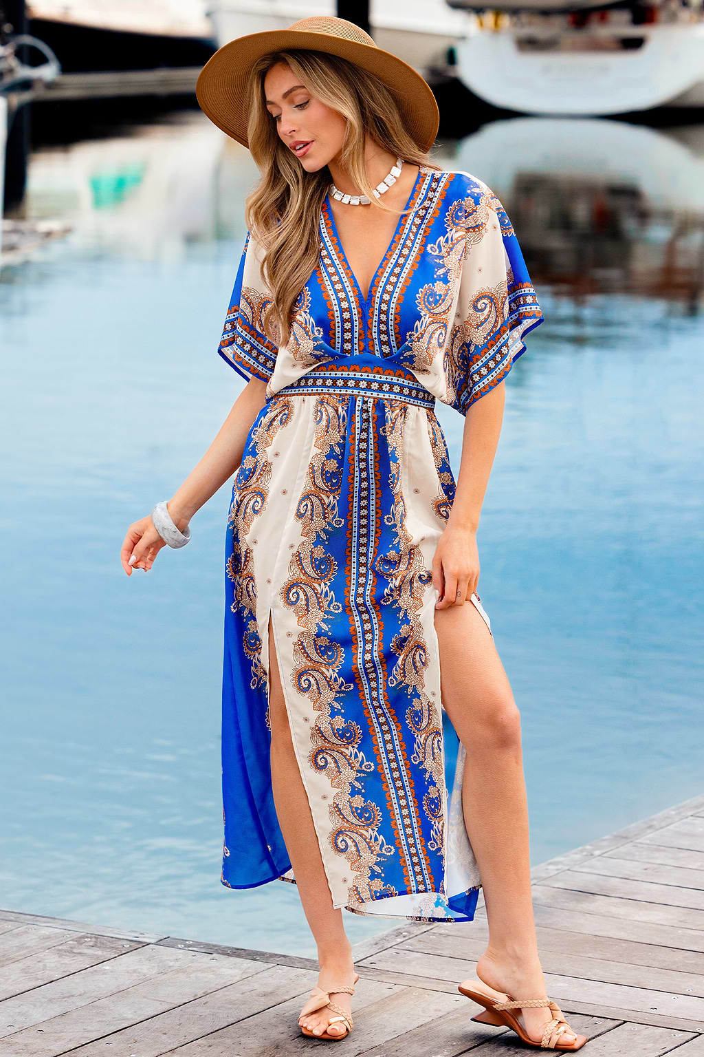 Can’t Reach Me Floral Maxi Dress
