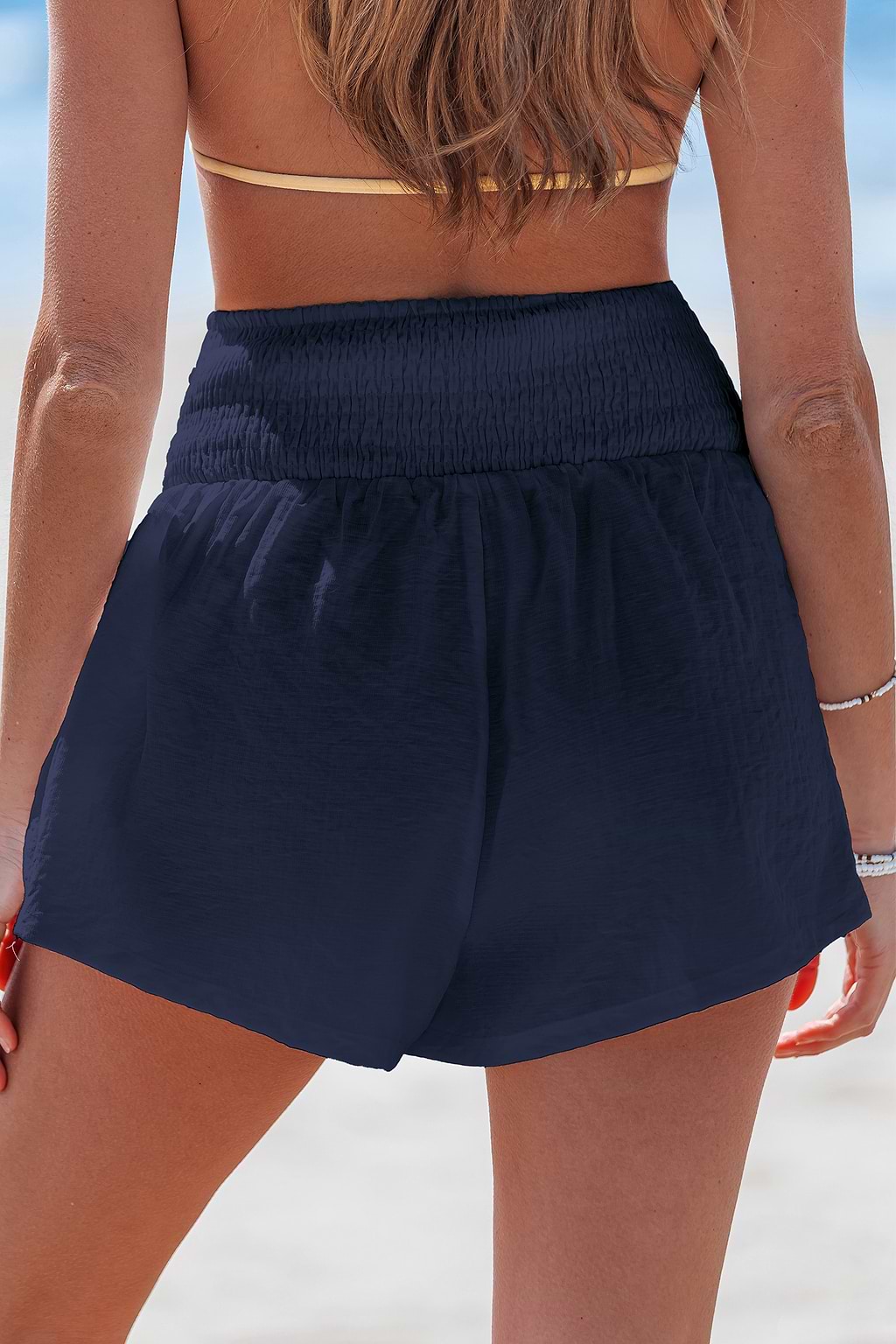Cloud Nine marineblauwe cover-up shorts