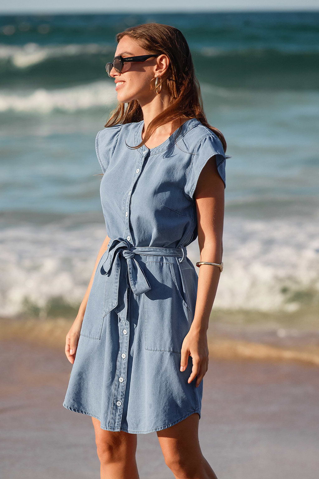 Hard to Get Blue Mini Dress