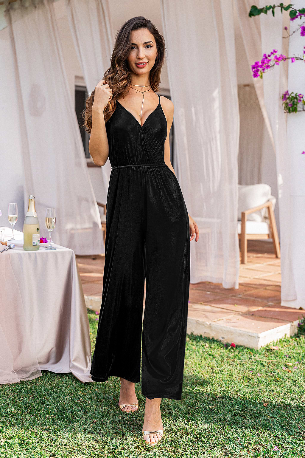 Bling Bling Metallic Jumpsuit