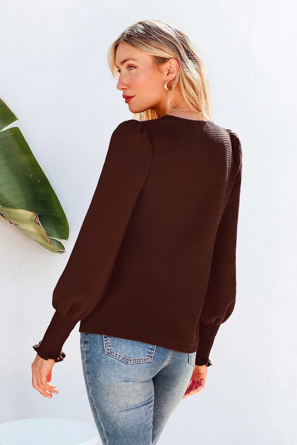 Moonlit Drive Brown Top