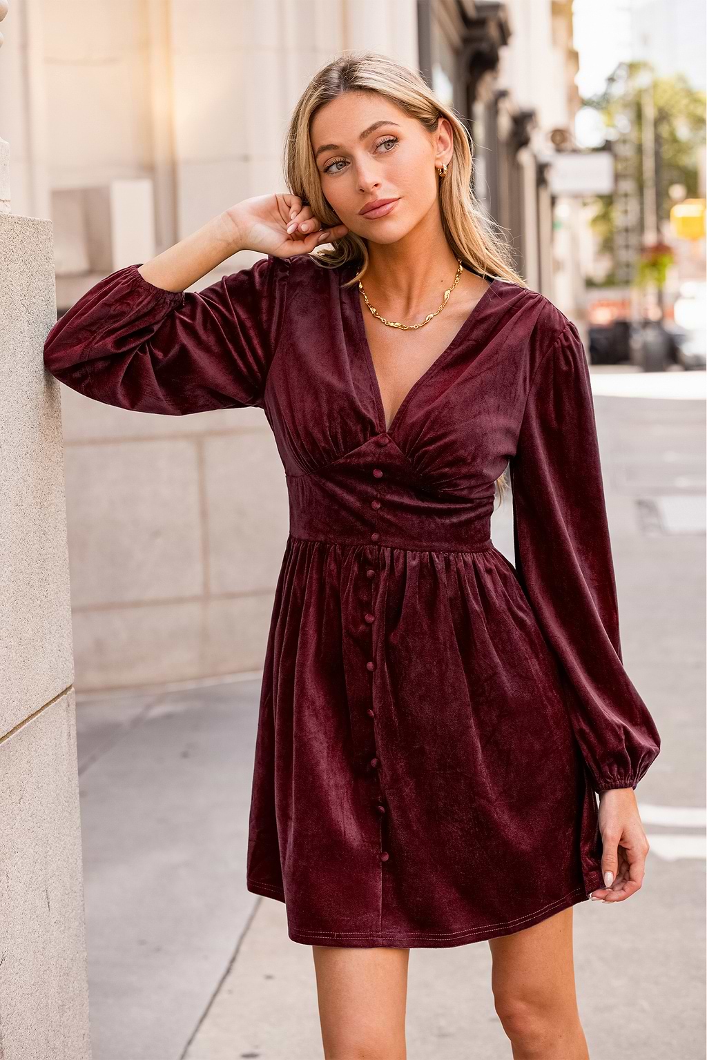 Second Date Red Mini Dress