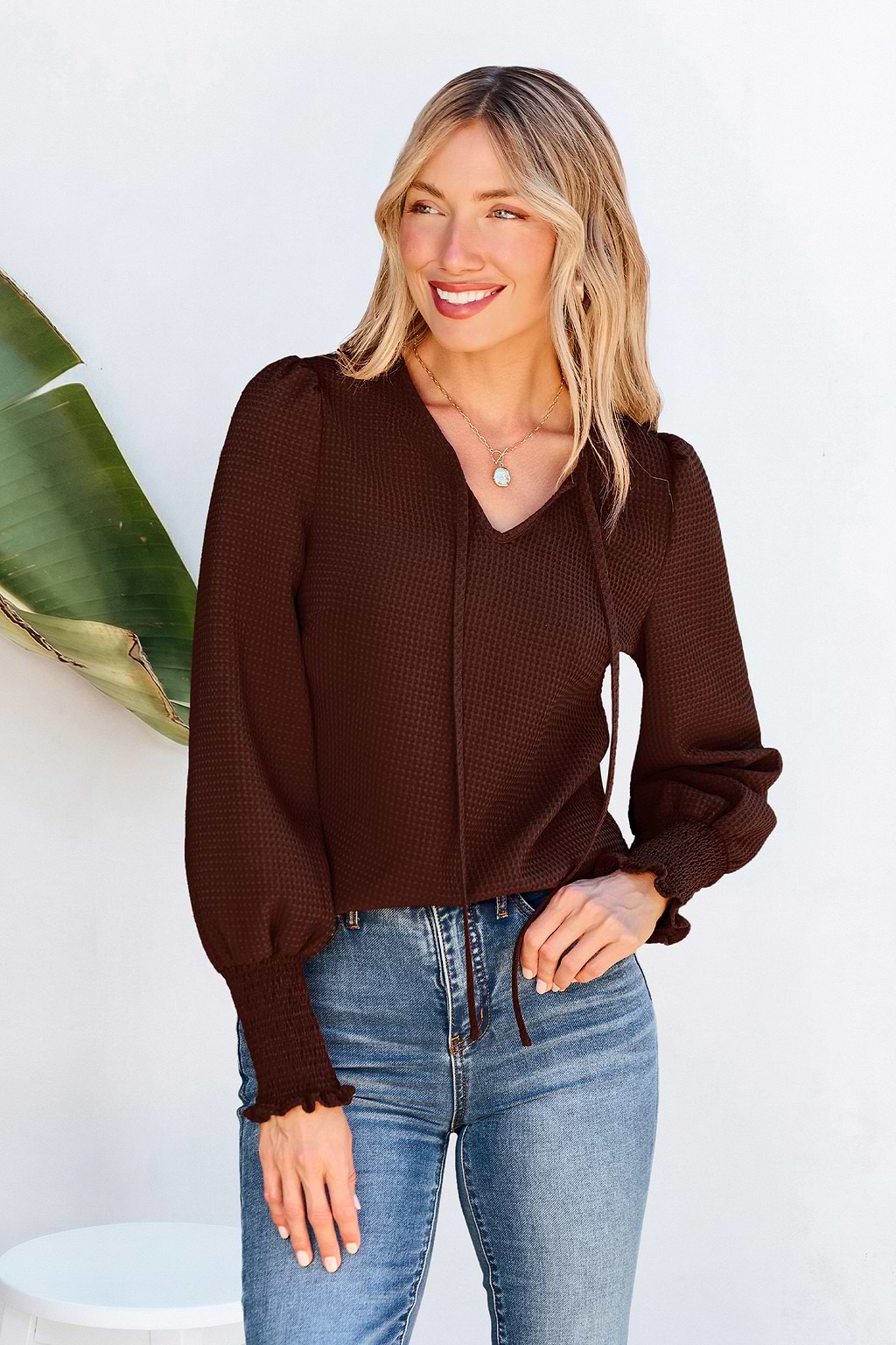 Moonlit Drive Brown Top