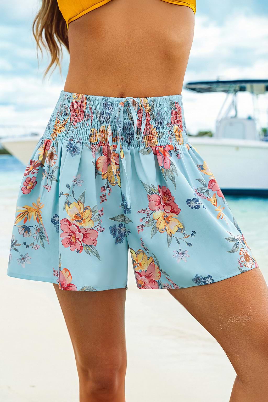 Sailing the Cays Floral Shorts