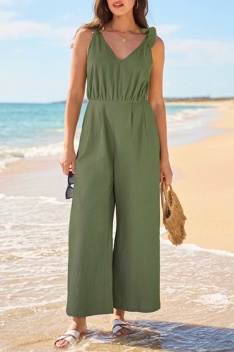 Steps Ahead Green Jumpsuit