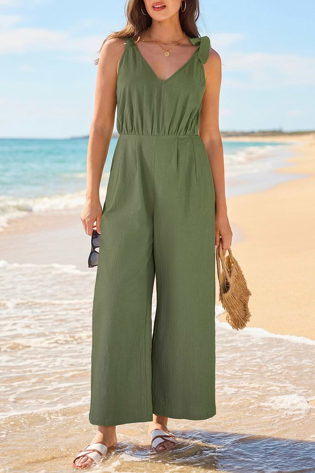 Steps Ahead Green Jumpsuit
