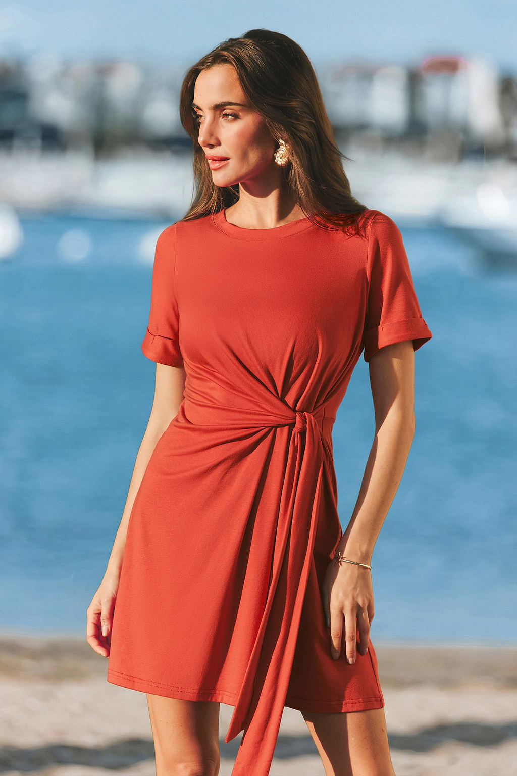 Chili Red Mini Dress