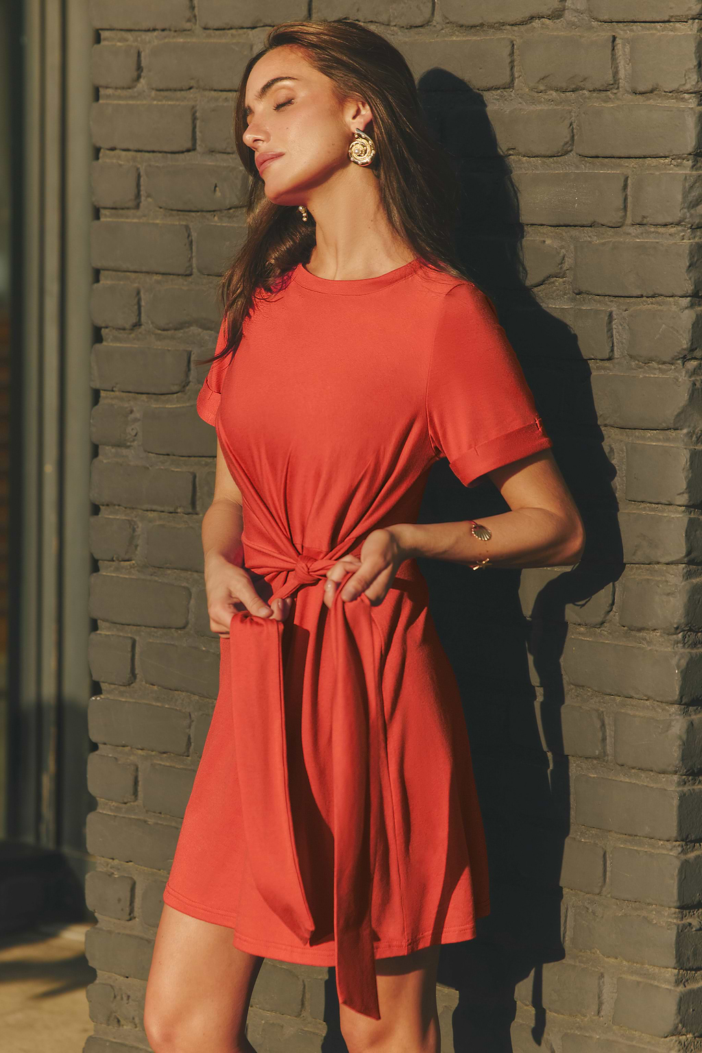 Chili Red Mini Dress