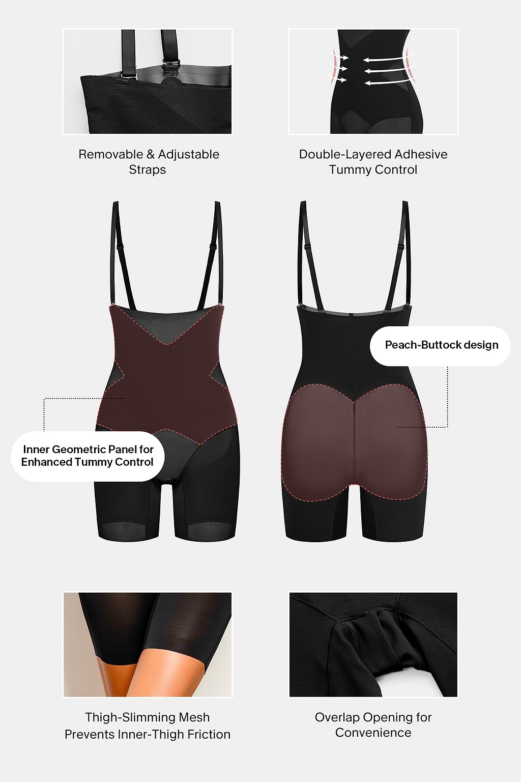 Got You Covered Black Shapewear Shorts