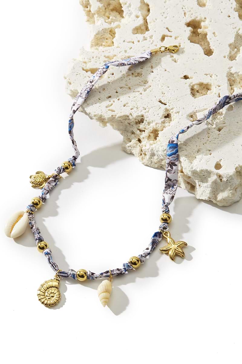 Beach Queen Beaded Necklace