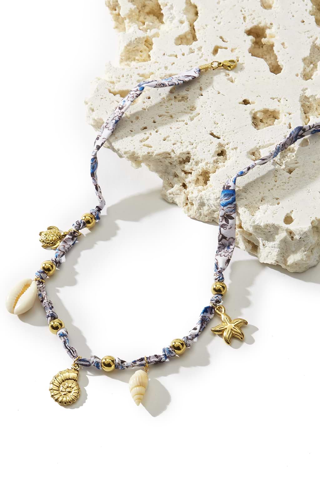 Beach Queen Beaded Necklace