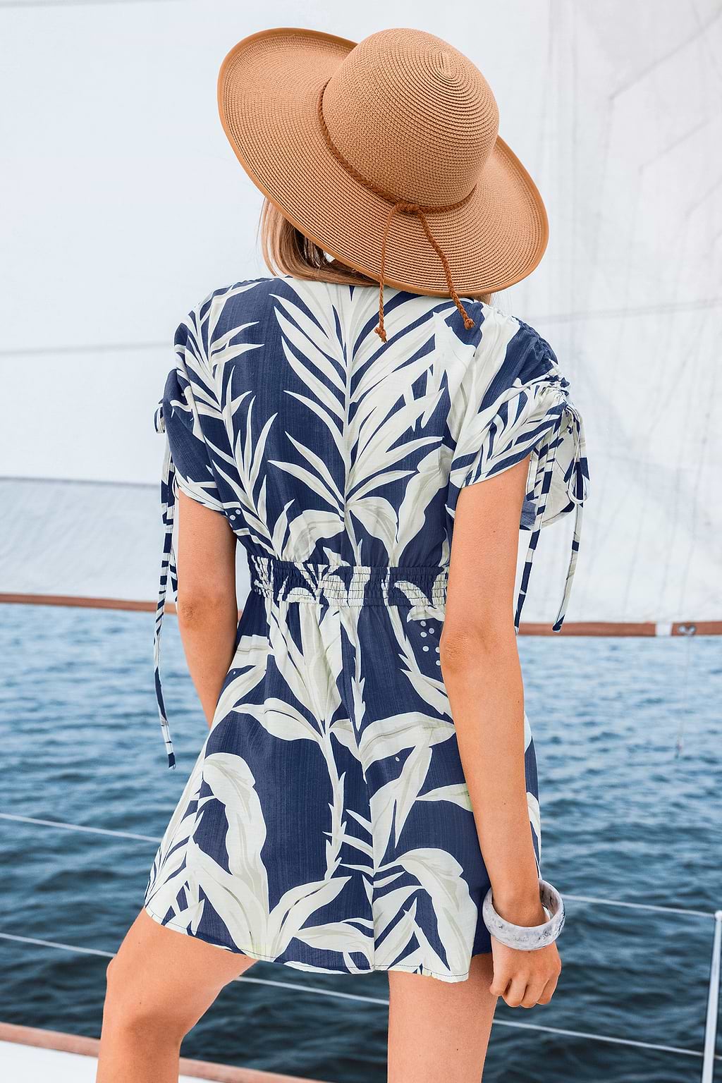 Island Moon Tropical Romper