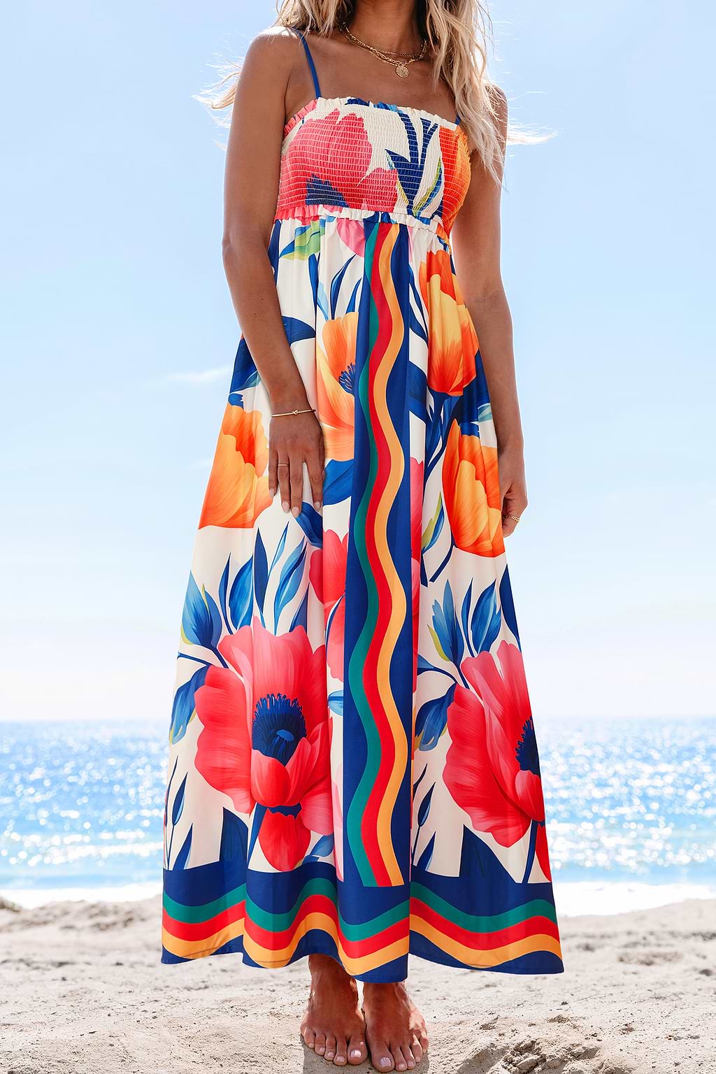 Party Favor Floral Maxi Dress