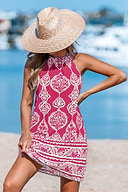 Sukienka mini Sunny Haze z kwiatowym nadrukiem