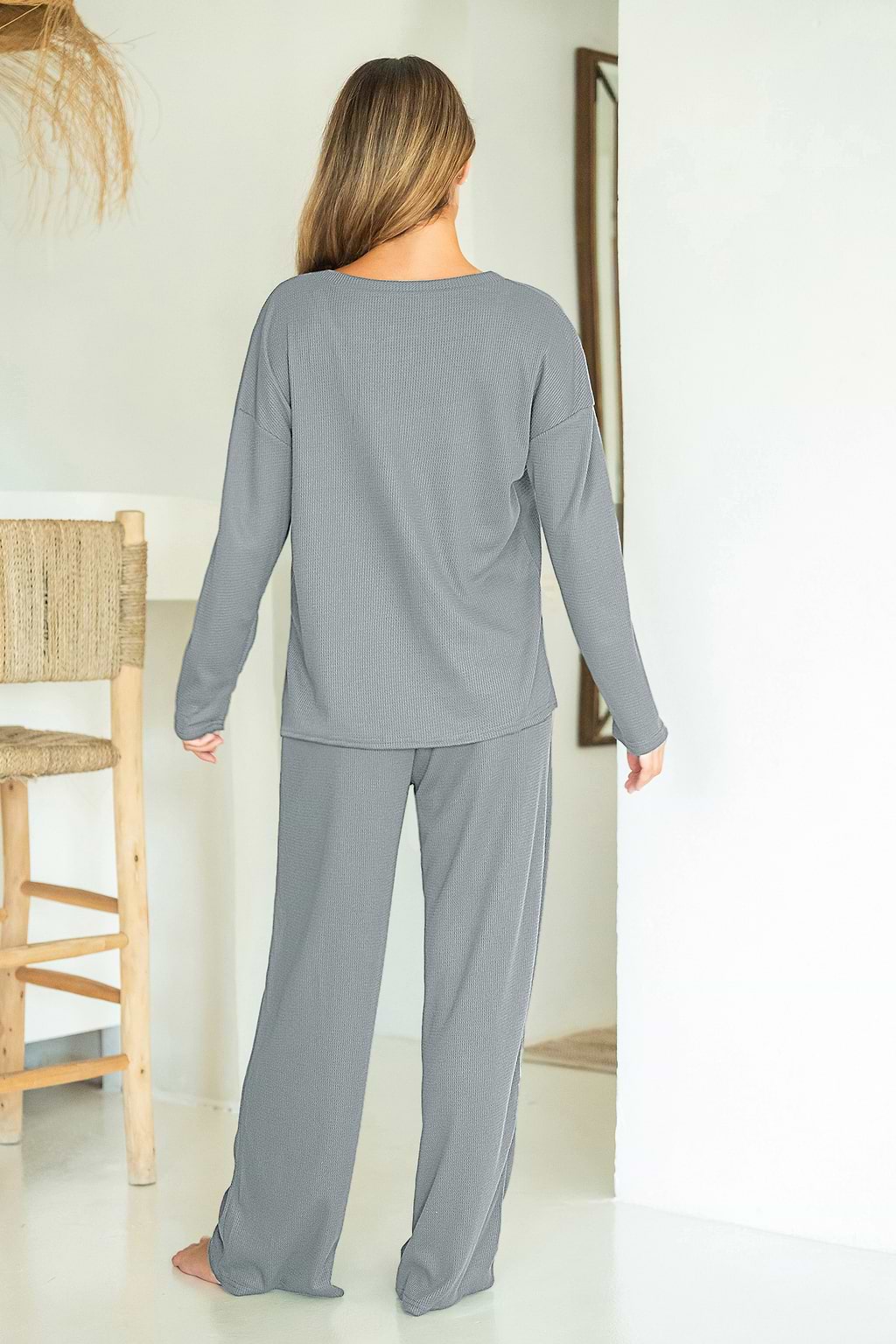 Not Basic Grey Pajama Set