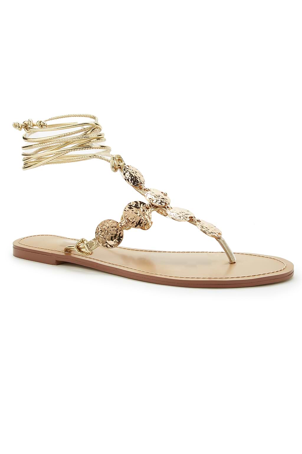 Warm Metals Gold-Tone Sandals