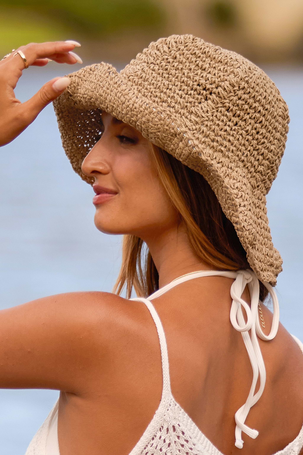Saint Lucia Afternoon Straw Hat