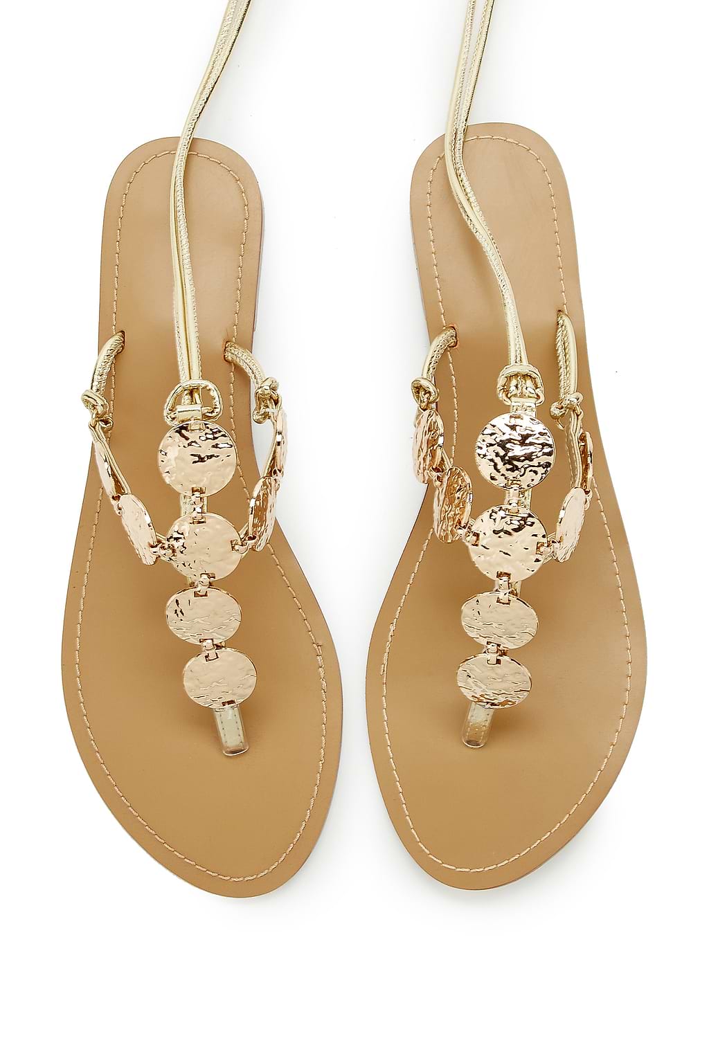 Warm Metals Gold-Tone Sandals