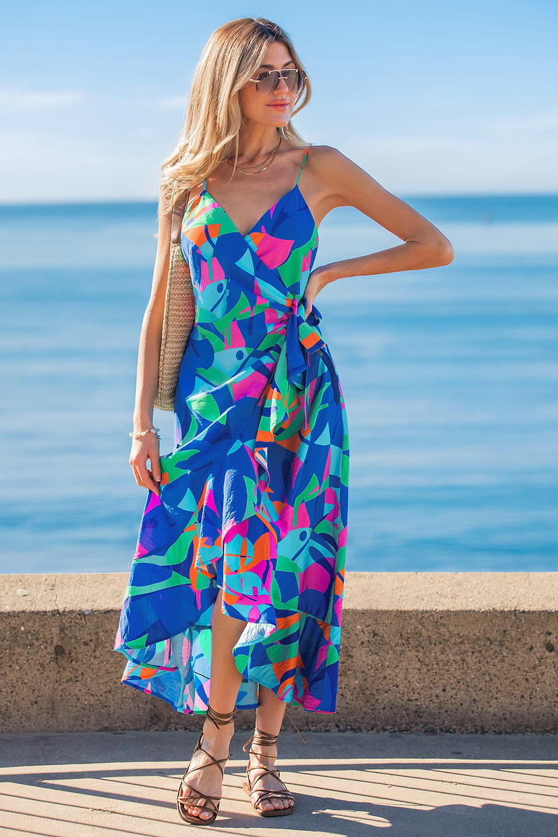 Out of This World Abstract Midi Dress
