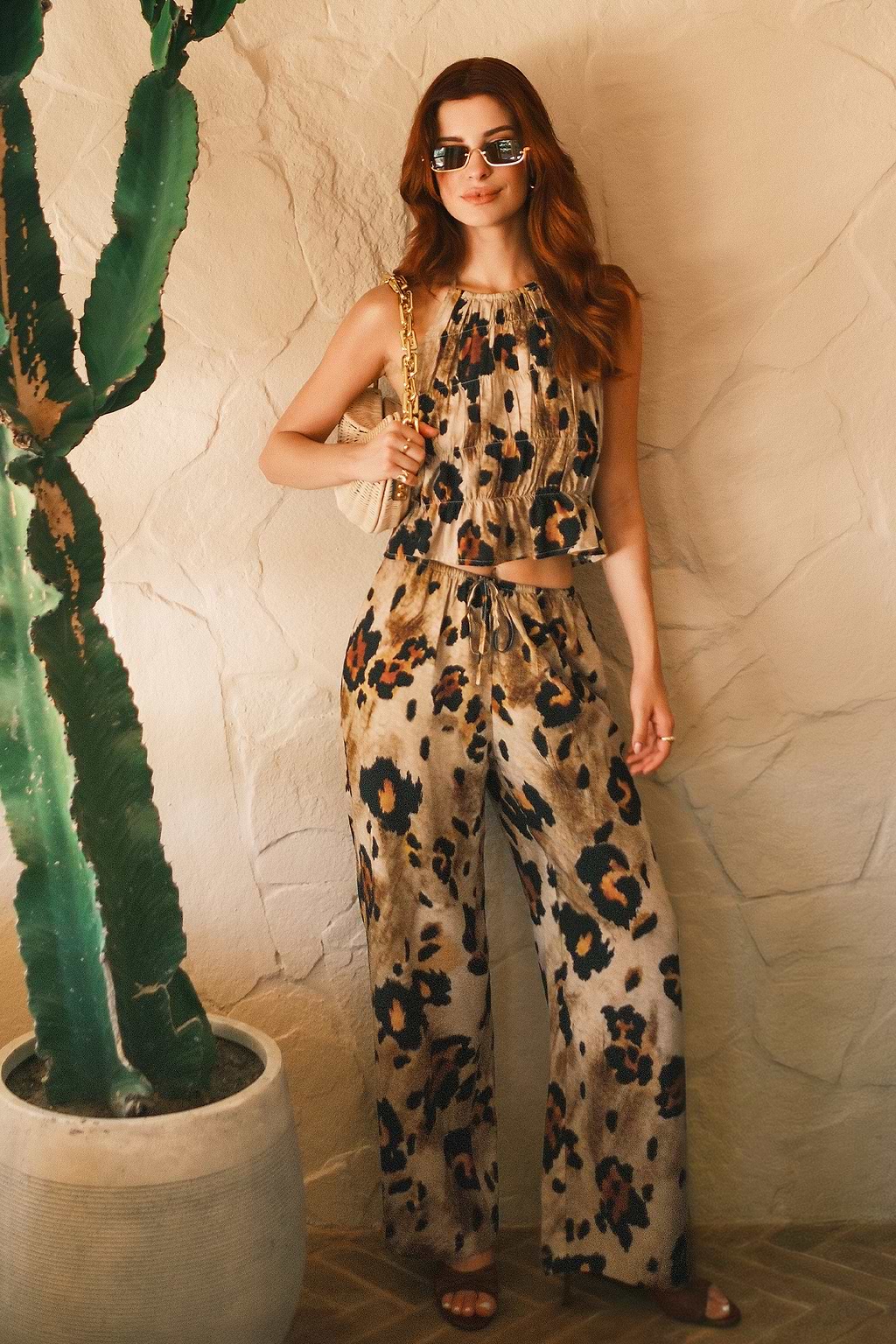 Pantalones de pasarela de Lexi Rivera