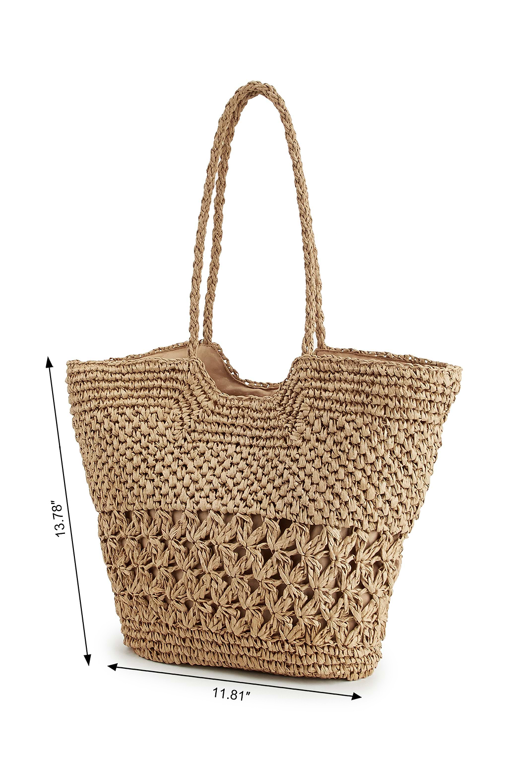Saint Tropez Day Straw Tote Bag