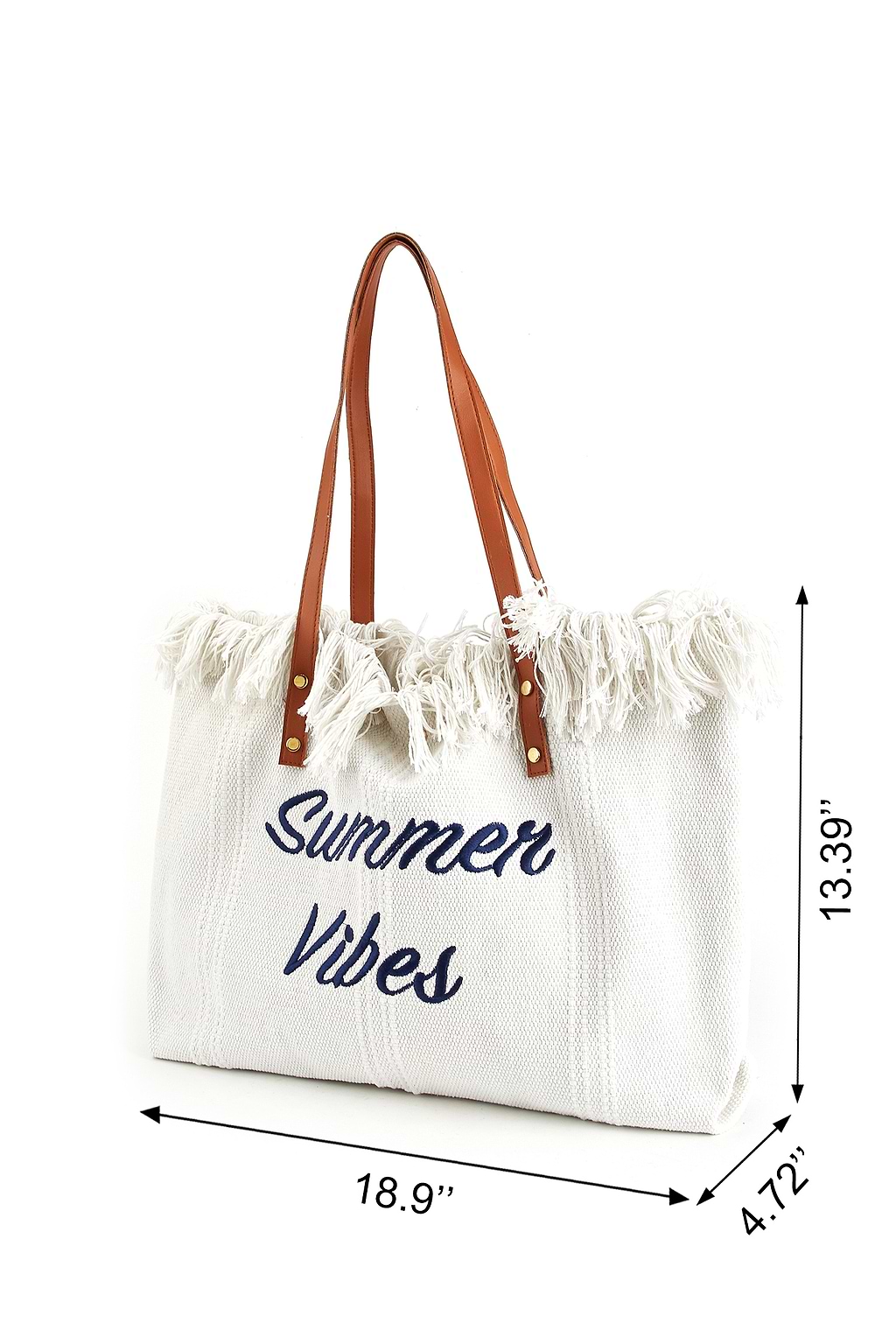 Bolso de mano color crema Summer Vibes