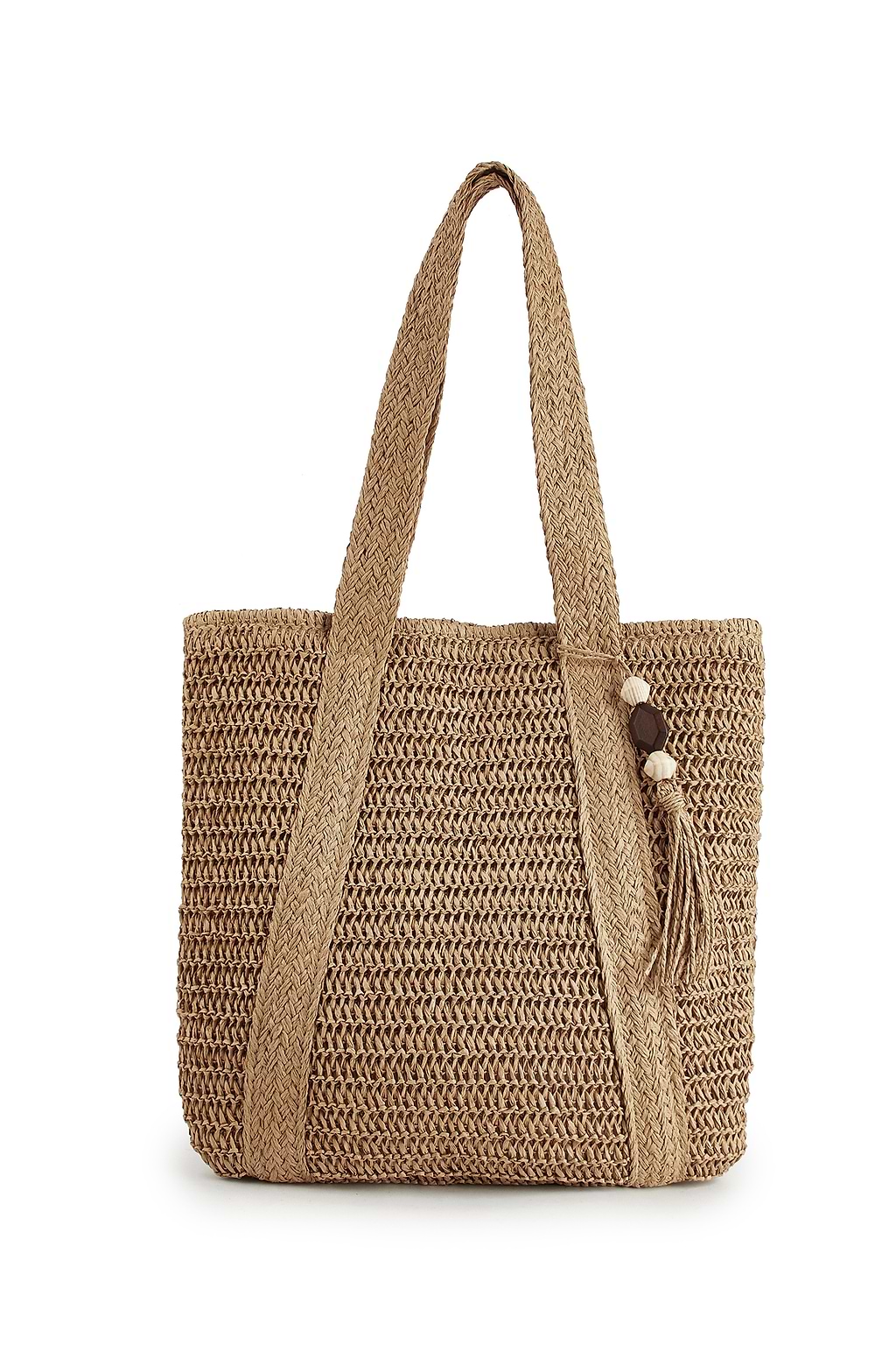 Pool Bound Straw Tote Bag