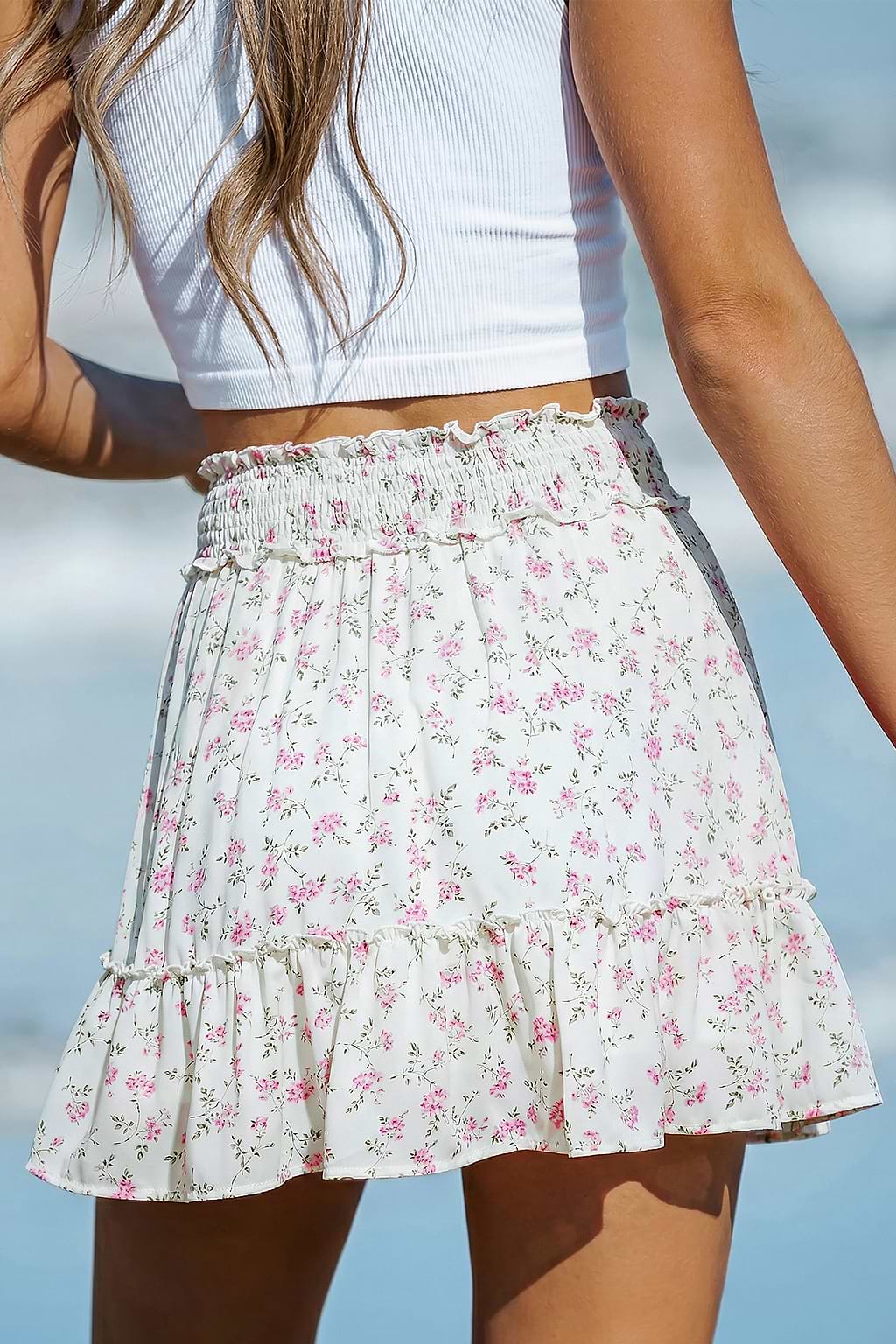 Lottie Floral Mini Skirt