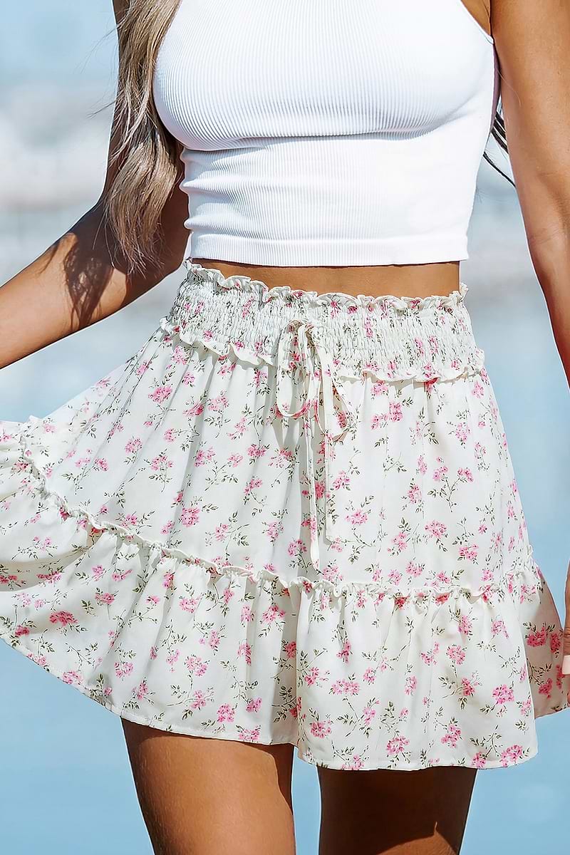 Lottie Floral Mini Skirt