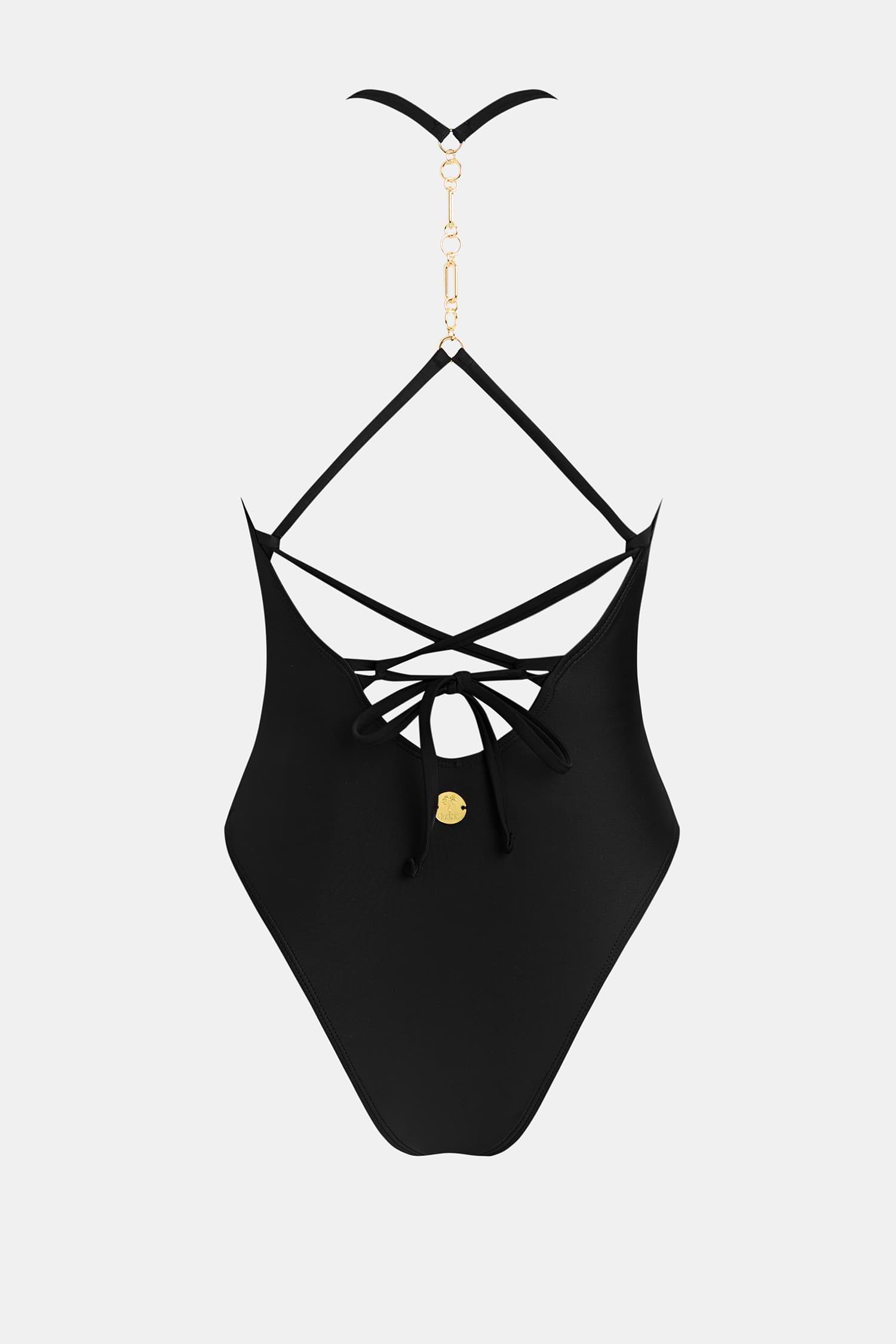 Lexi Rivera Golden Tan One-Piece Swimsuit | Bold Sun-Ready Fit