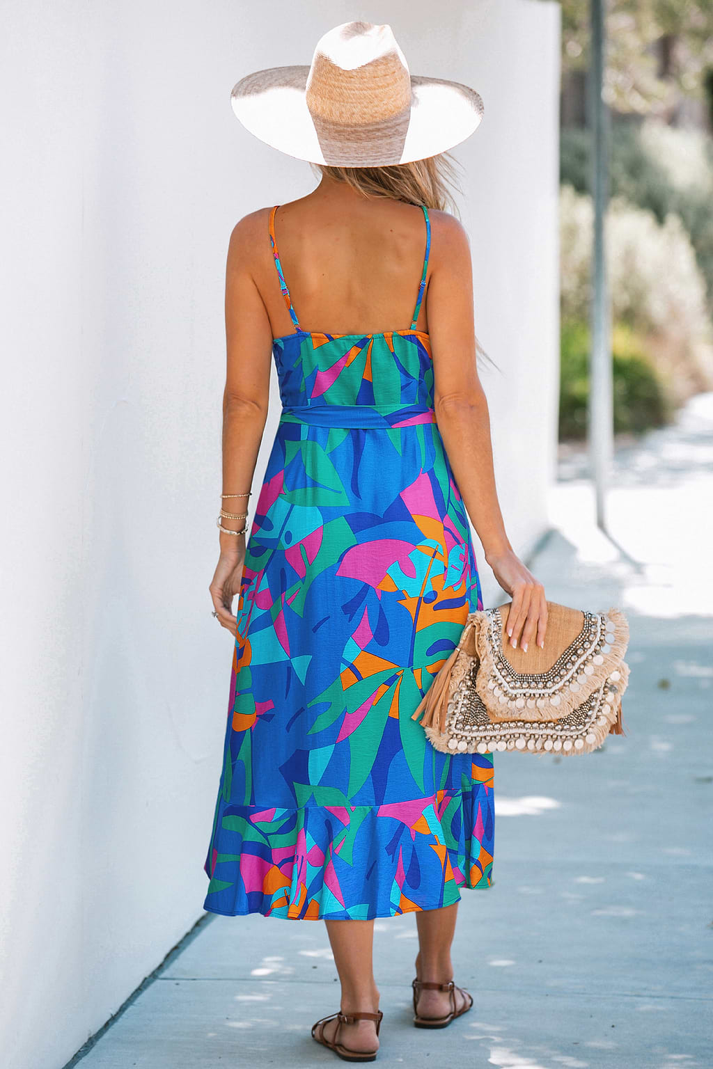 Out of This World Abstract Midi Dress