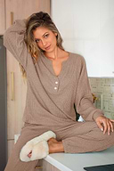 Comfort First Brown Pajama Set