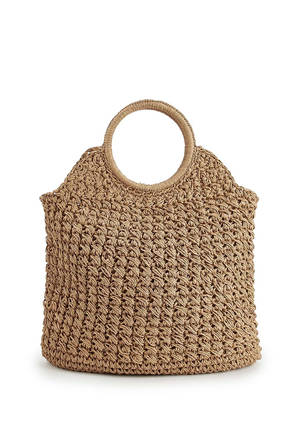 Beachside Bliss Straw Tote Bag