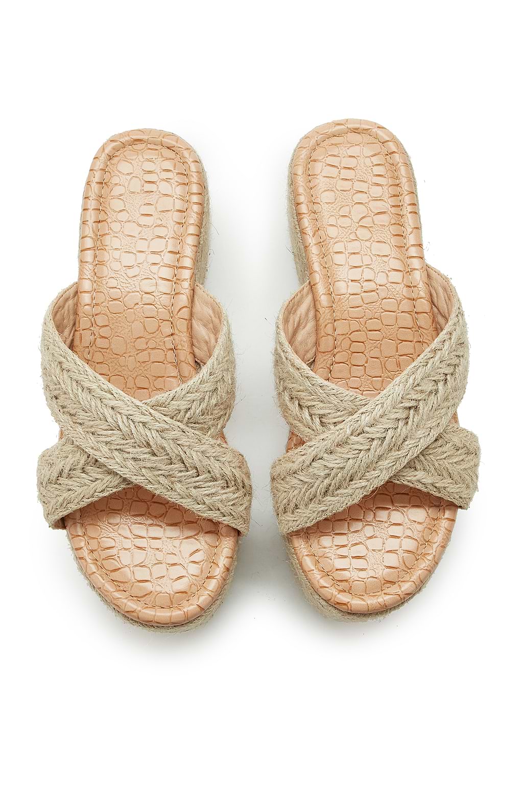 High Stakes Straw Sandals