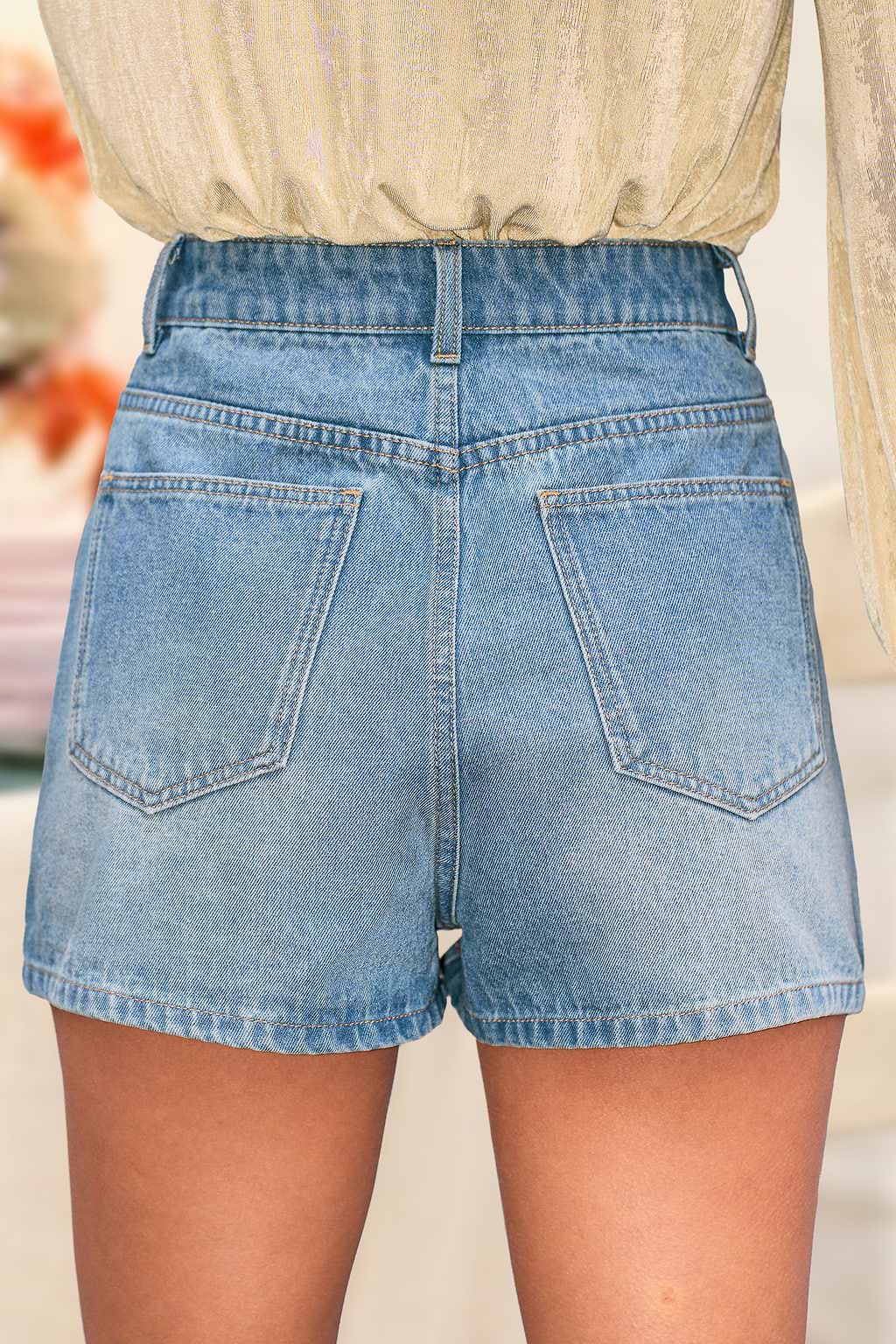 Sunnies Blue Denim Shorts