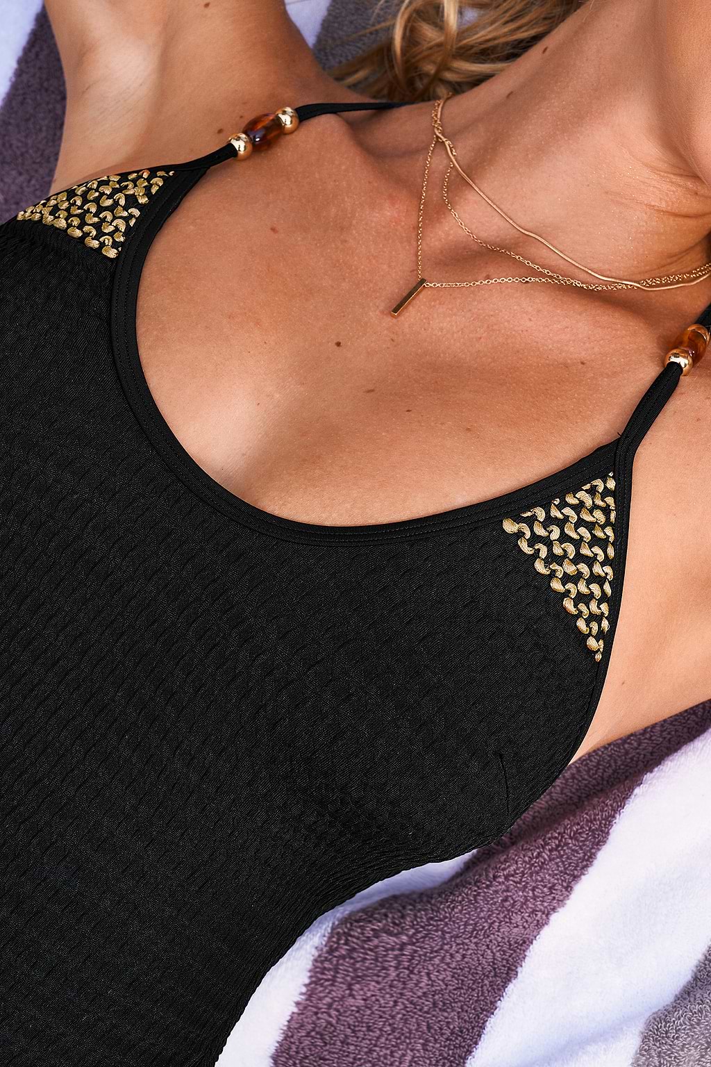 Bad Idea Black One-Piece Swimsuit