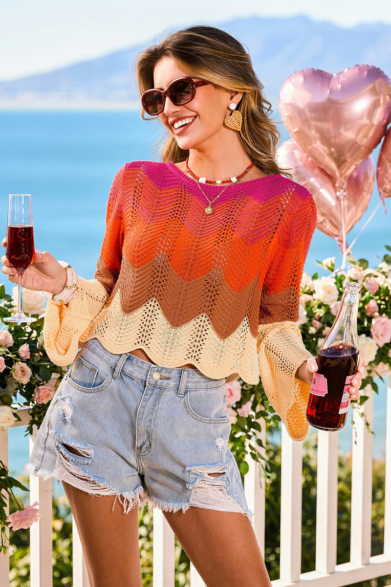 Top w paski Big Break Cover-Up