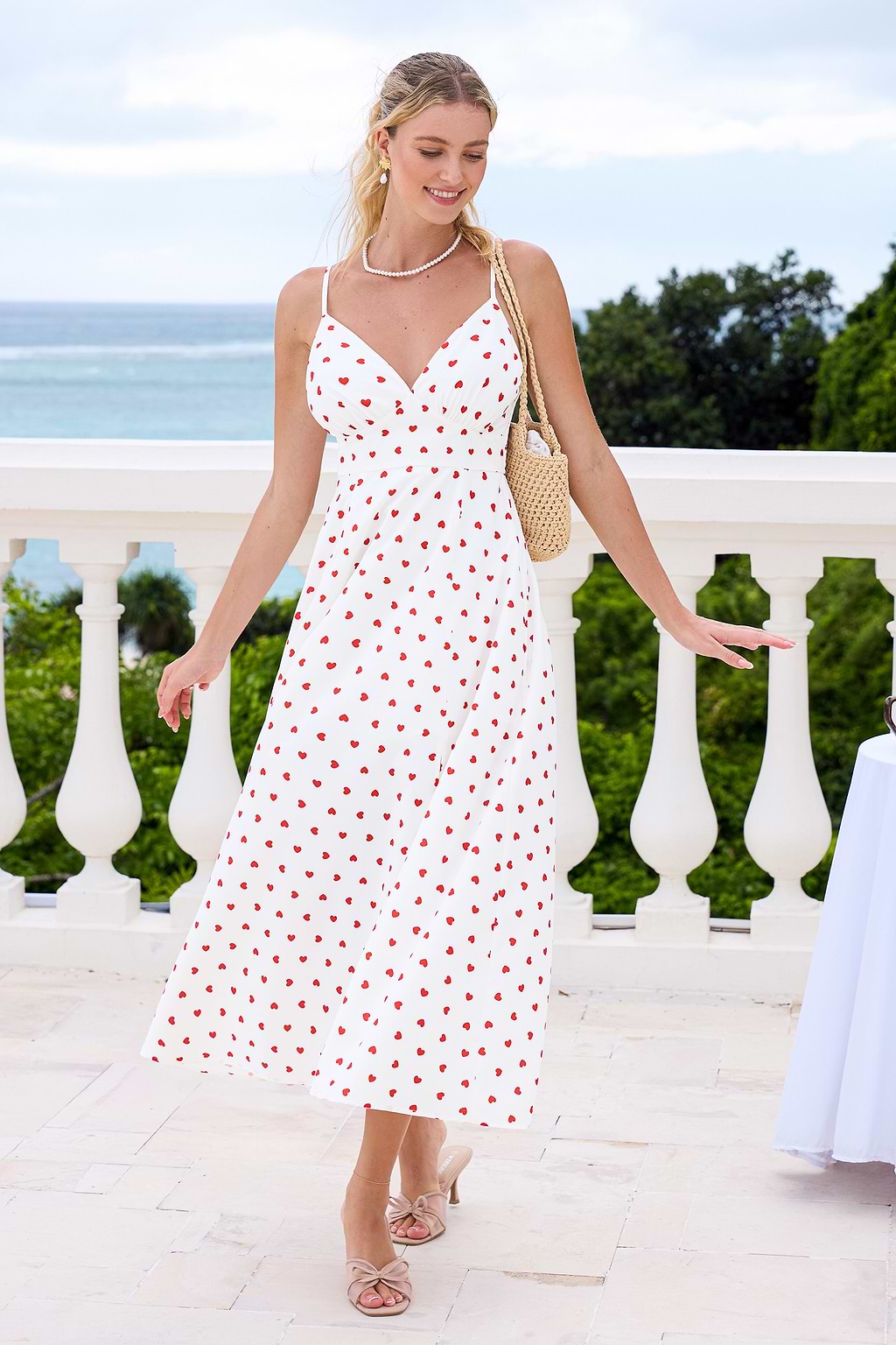 Loving You Heart Midi Dress