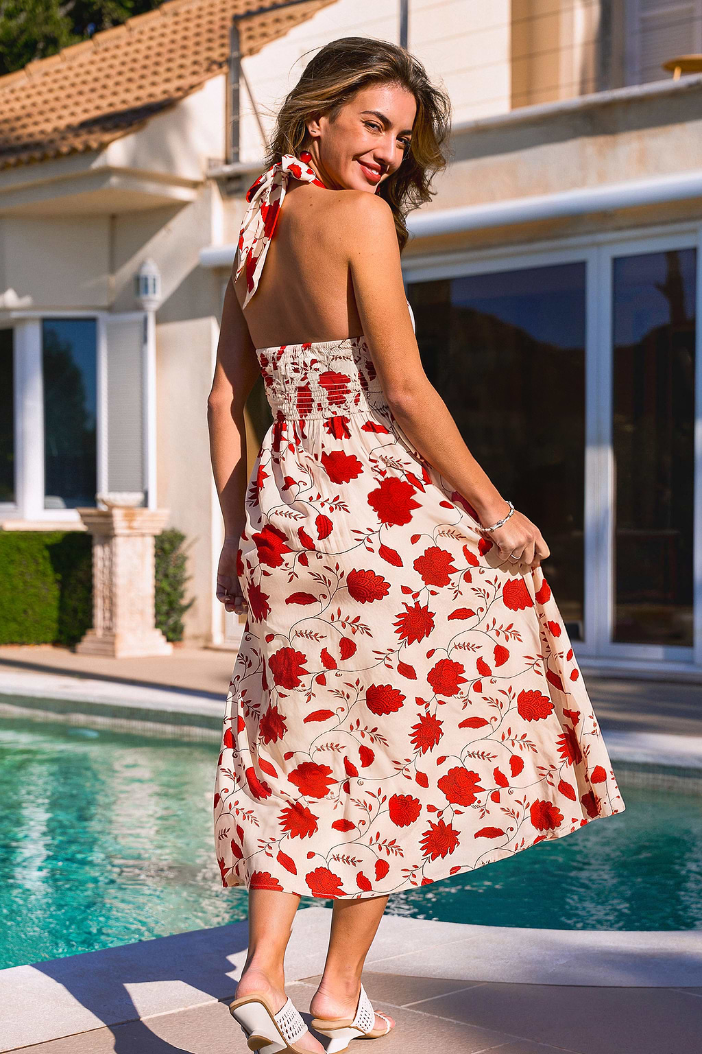 Love of My Life Floral Midi Dress