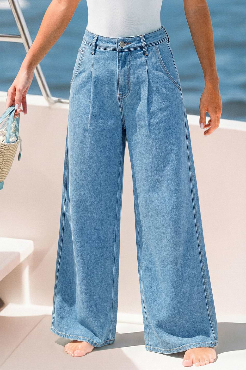 Maybe Later Blue Jeans