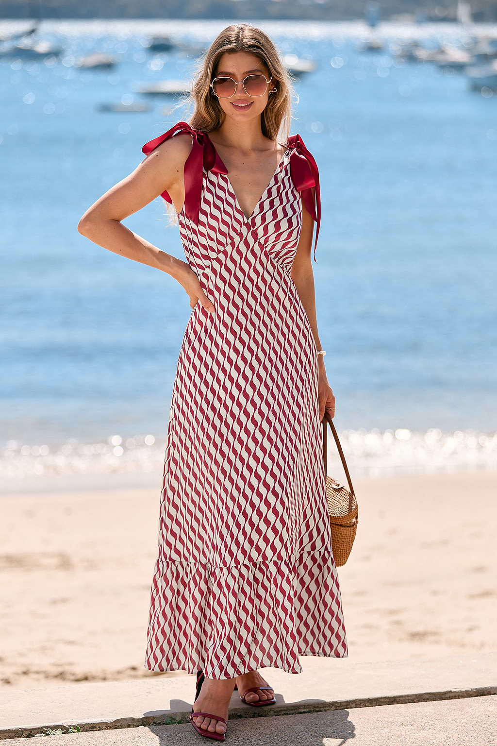 Abstracte maxi-jurk voor een wilde dag