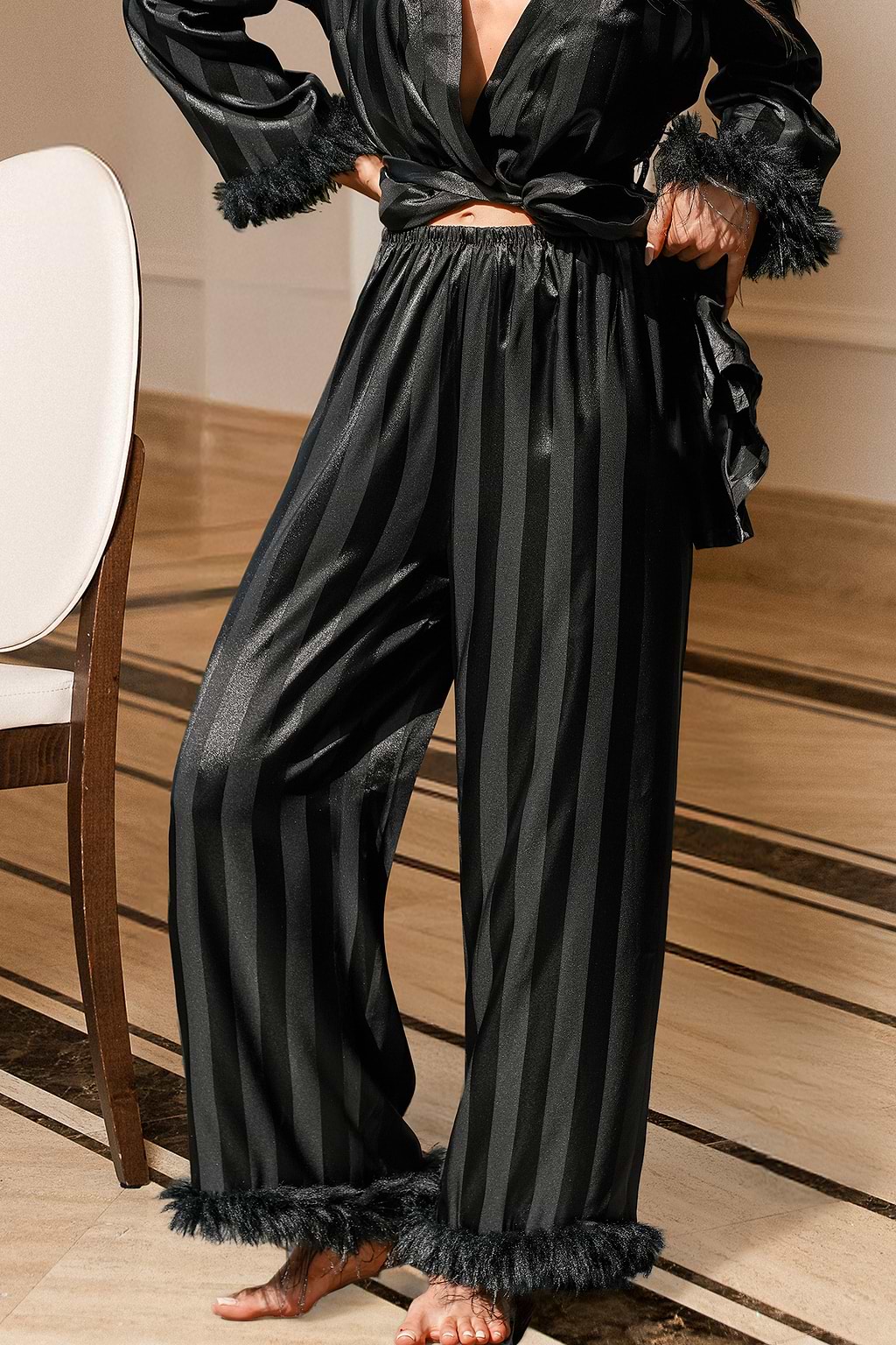 Sweet Slumber Black Pajama Set